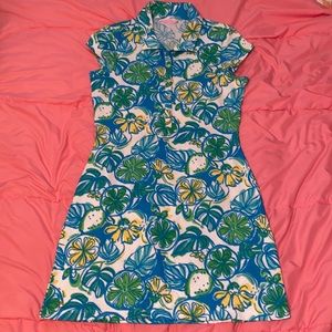 Lilly Pulitzer dress with opening on back